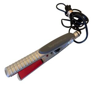 Jilbere de Paris Flat Iron Women OS Silver Tourmaline Ceramic Hair Straightener